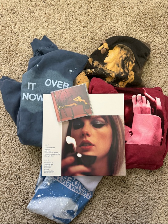 Taylor Swift Sweaters - Taylor Swift Signed cd and merch bundle